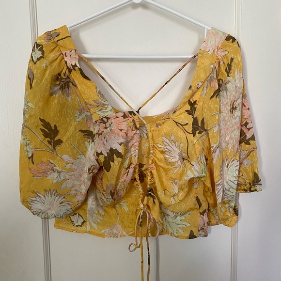 H&M tie back blouse- Size XL - Picture 3 of 4